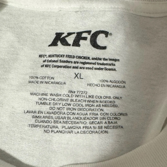 KFC Fried Chicken Colonel Sanders T Shirt. Size XL - Picture 3 of 5